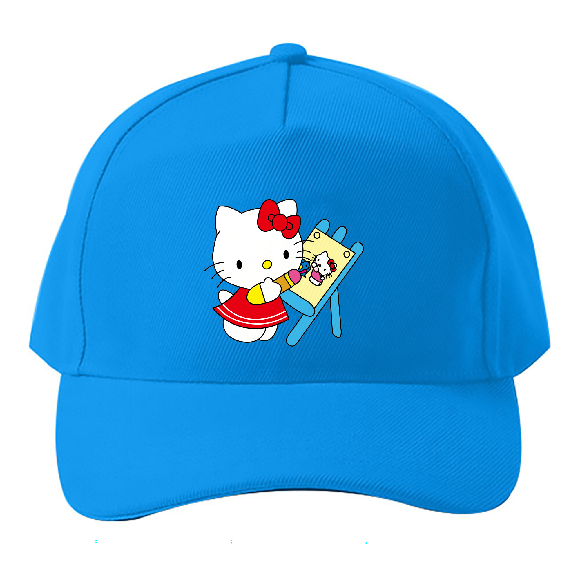 （画像用） Hello Kitty ハローキティ ベースボールキャップ 綿100％ 男女兼用 帽子 スポーツ